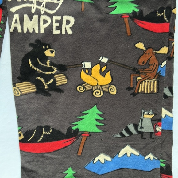 Lazy One Happy Camper Sleep Pants Size XS - Picture 10 of 13